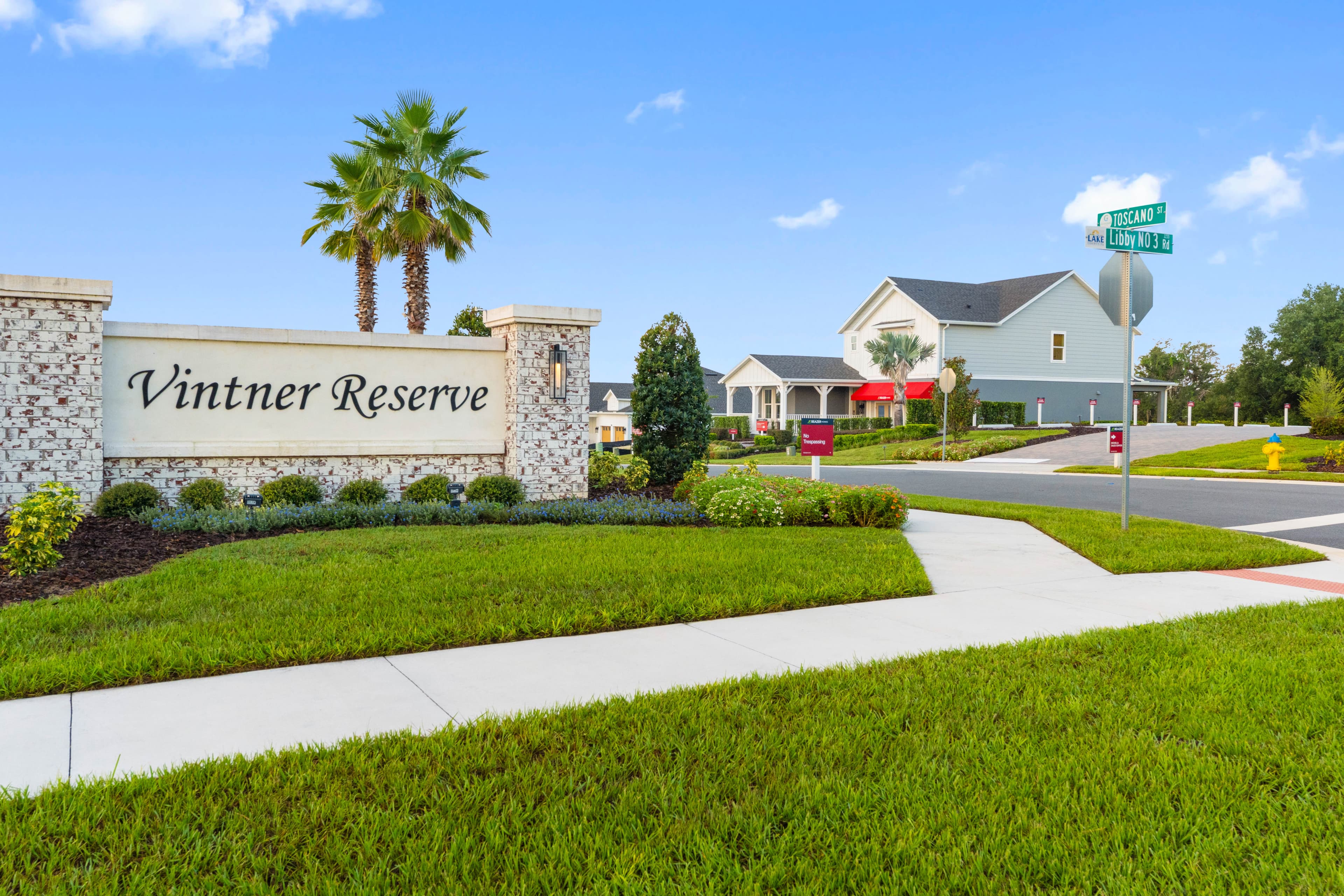front entrance of the community