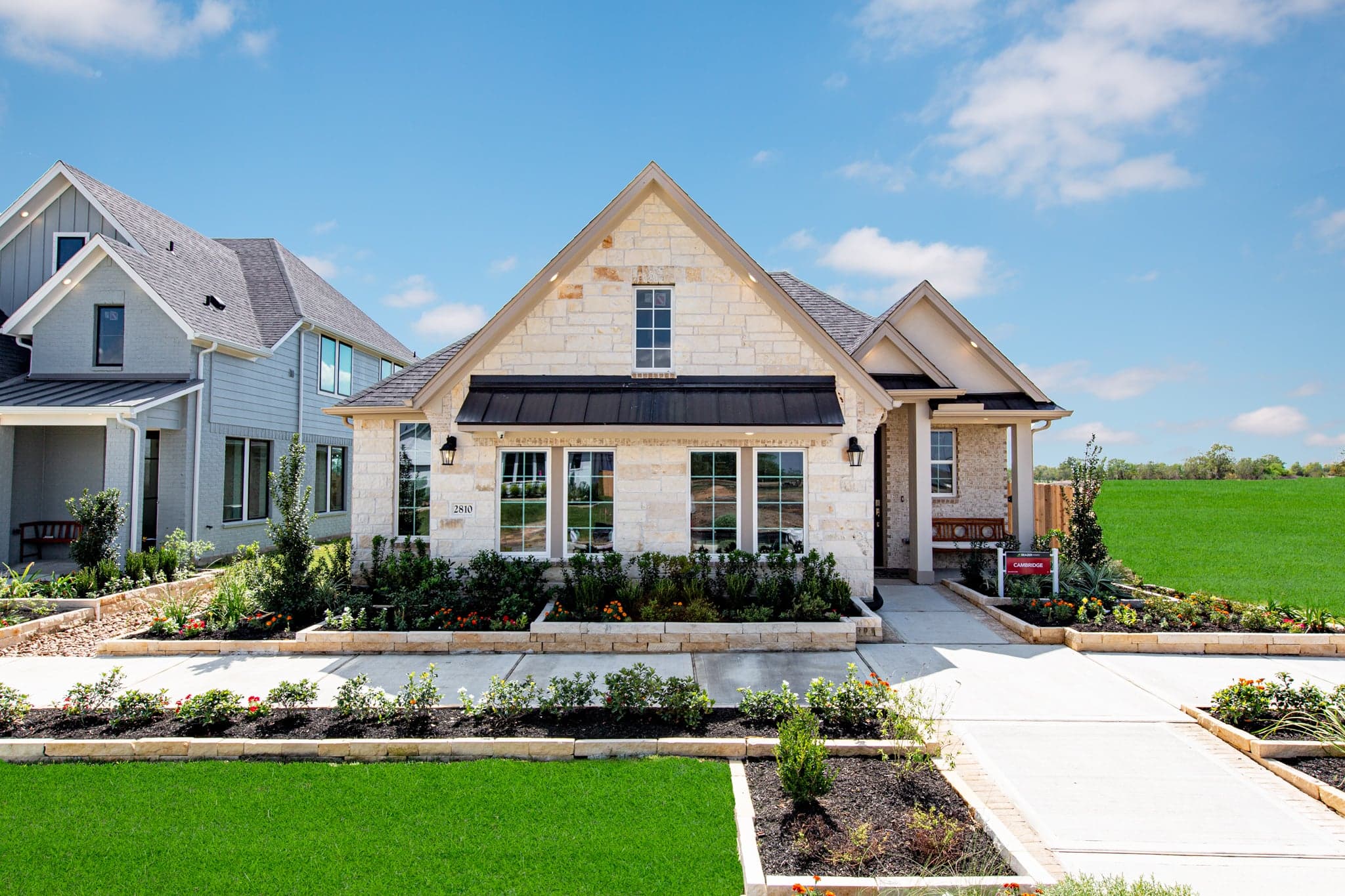 exterior of home with landscaping