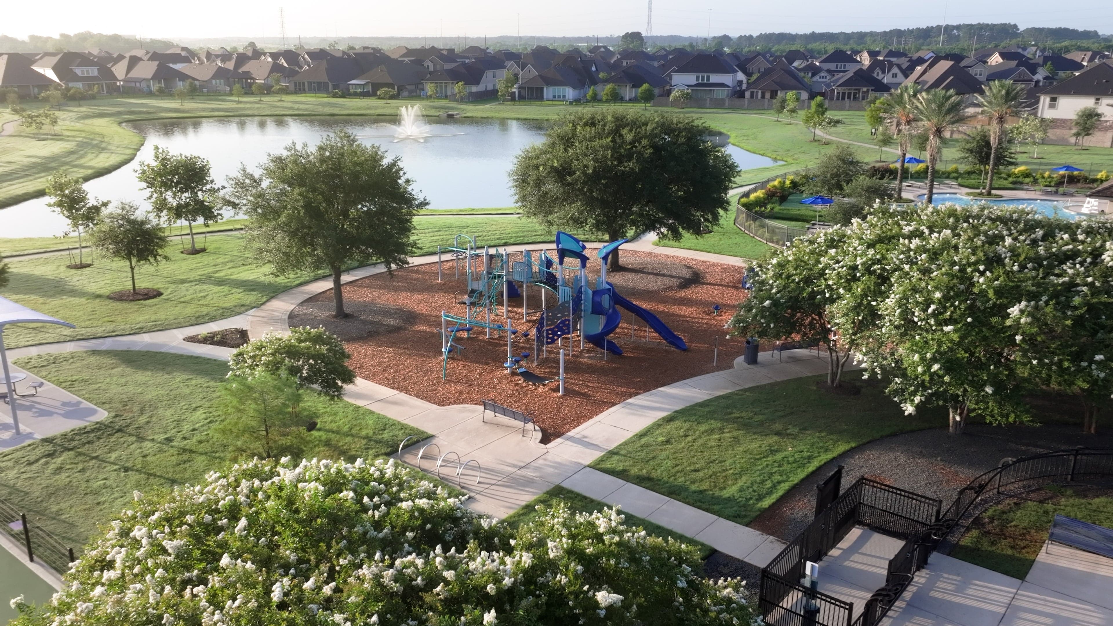 playground and green space
