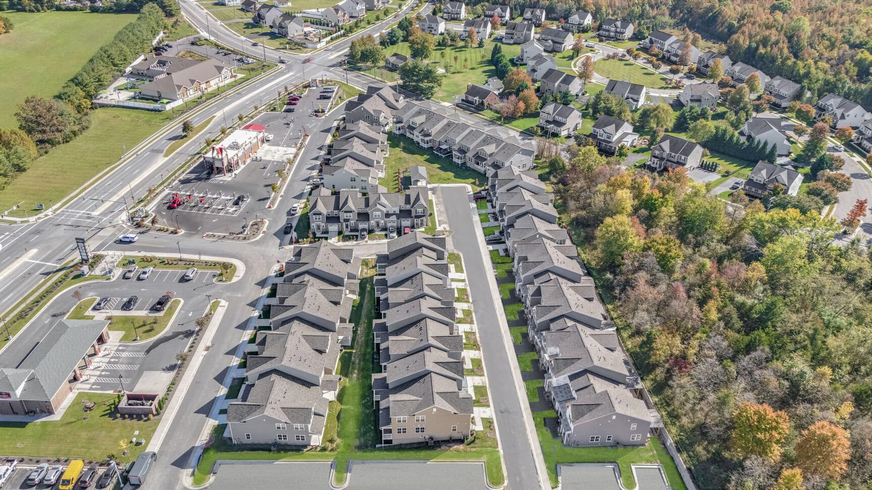 aerial image of the community