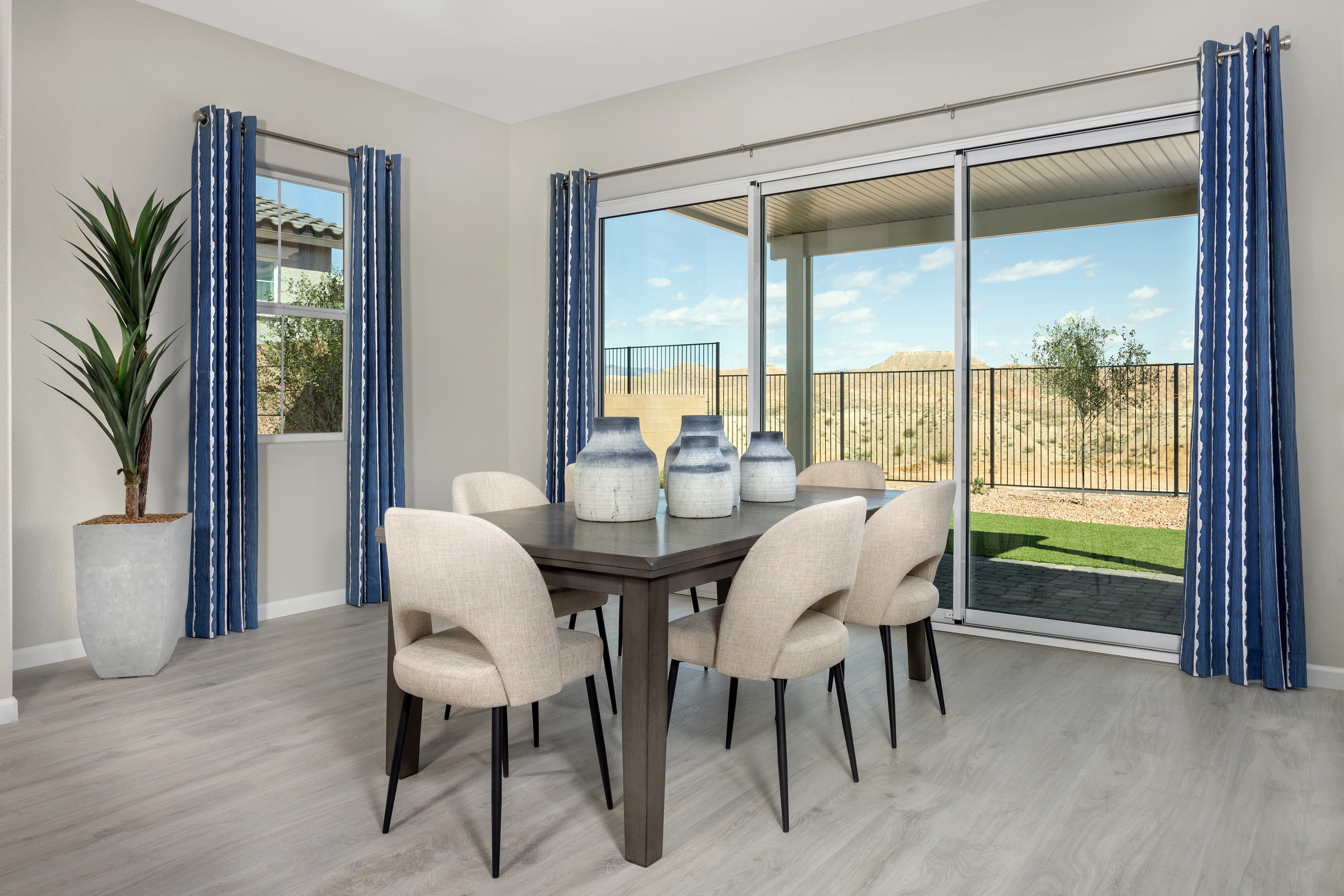 dining room with table and chairs