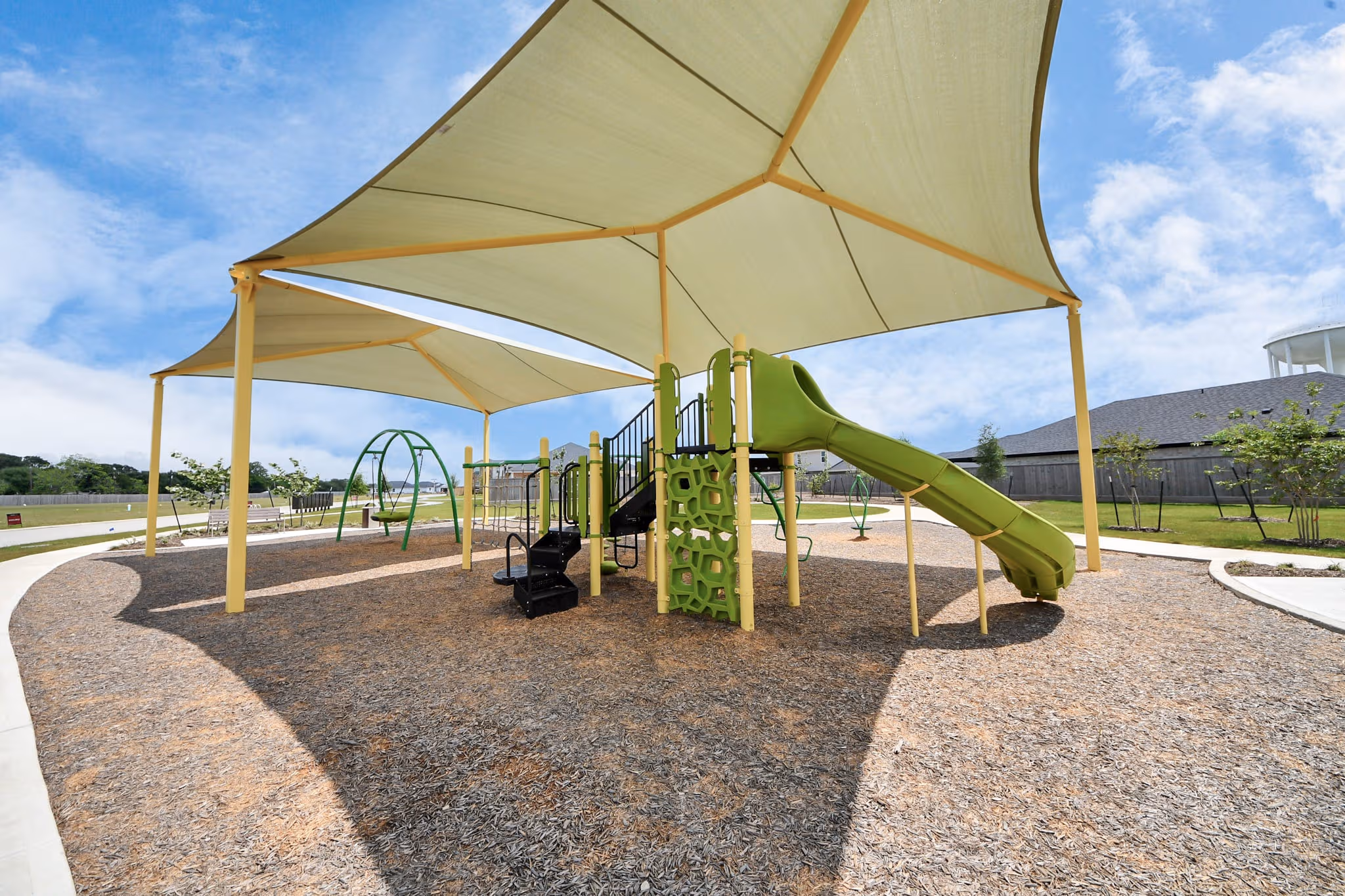playground with slides