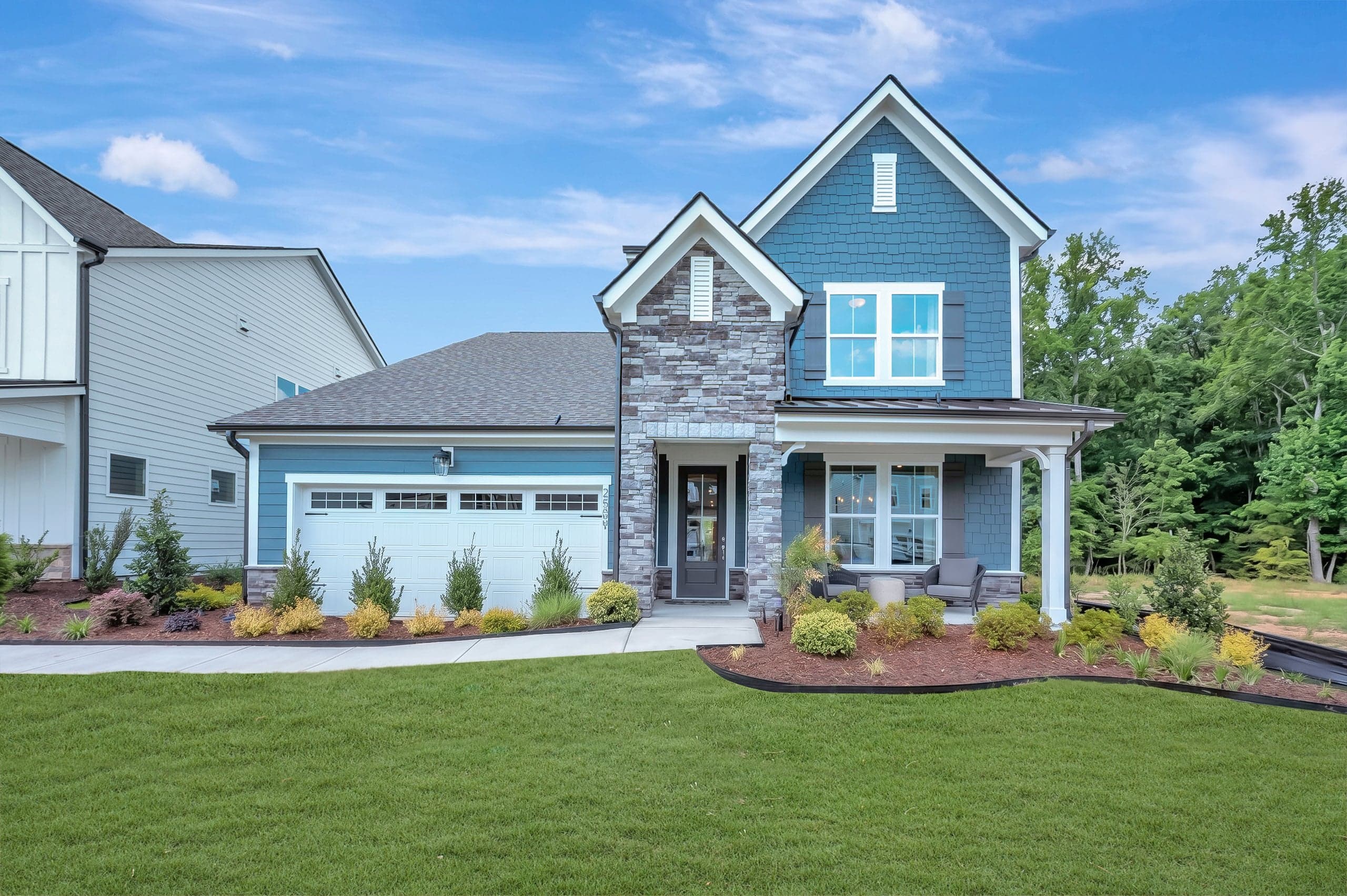 two-story single-family home exterior