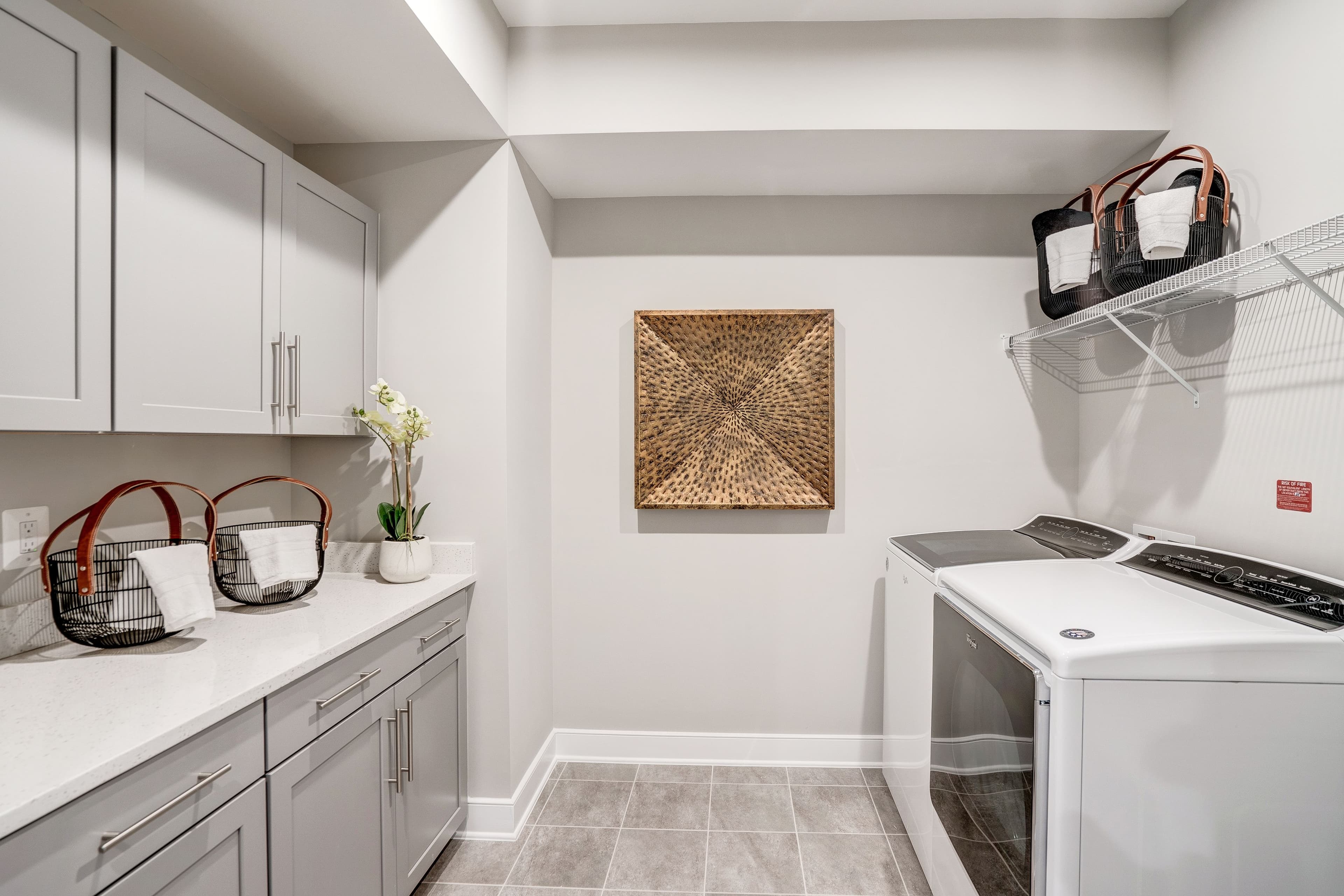 laundry room with a washer and dryer