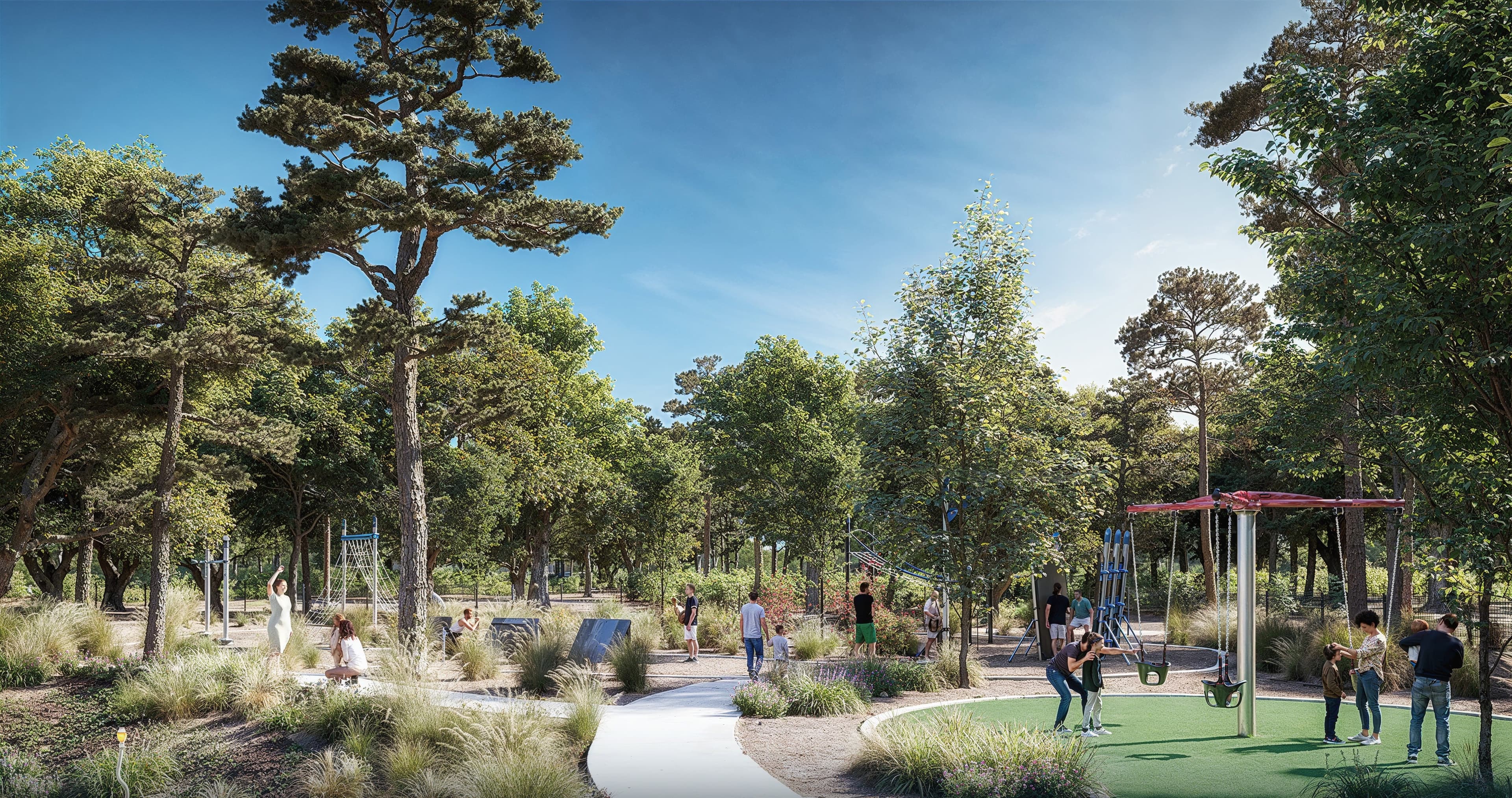 photo of the trails available at the community