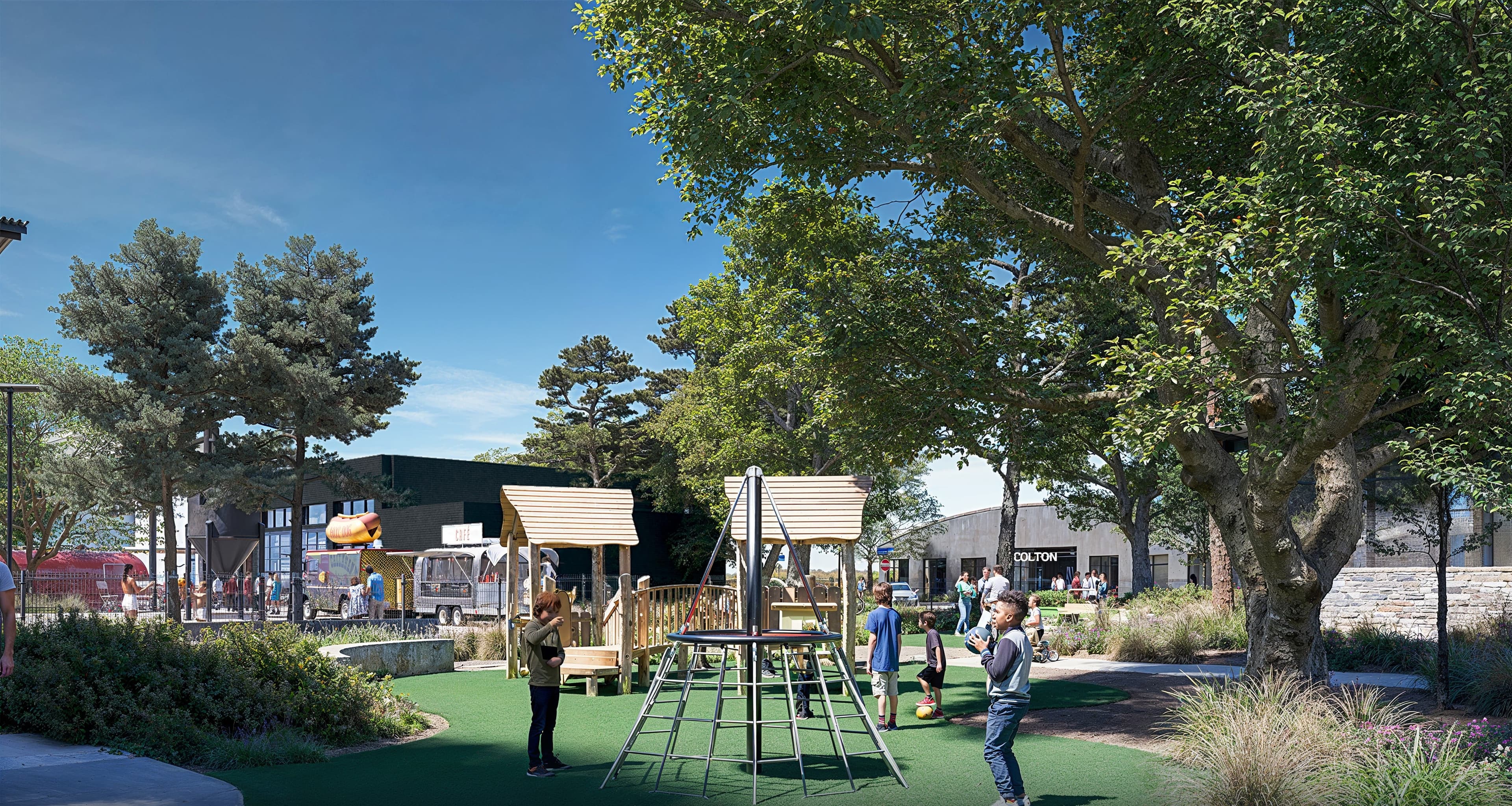 view of community playground