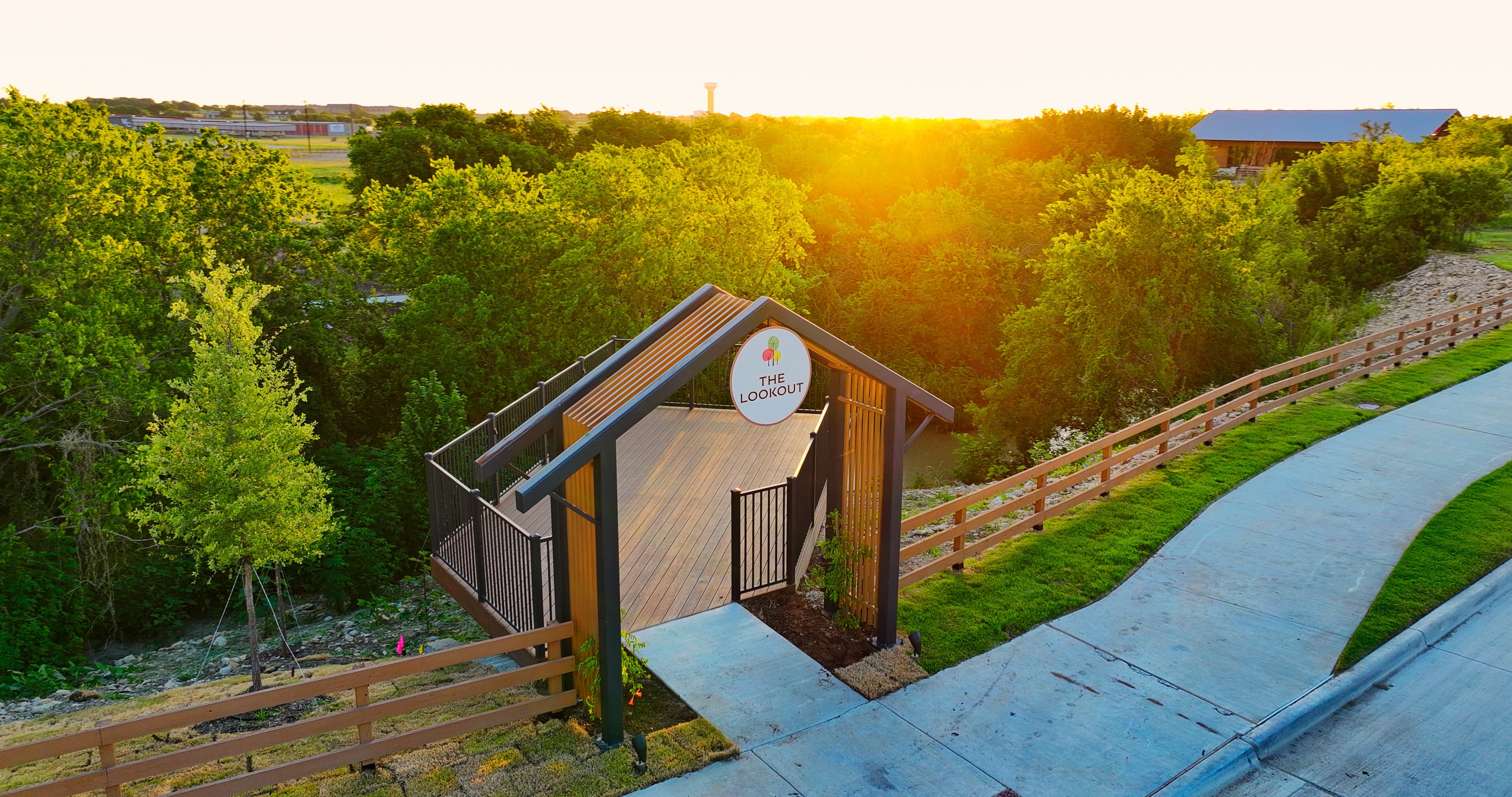 entryway to lookout amenity