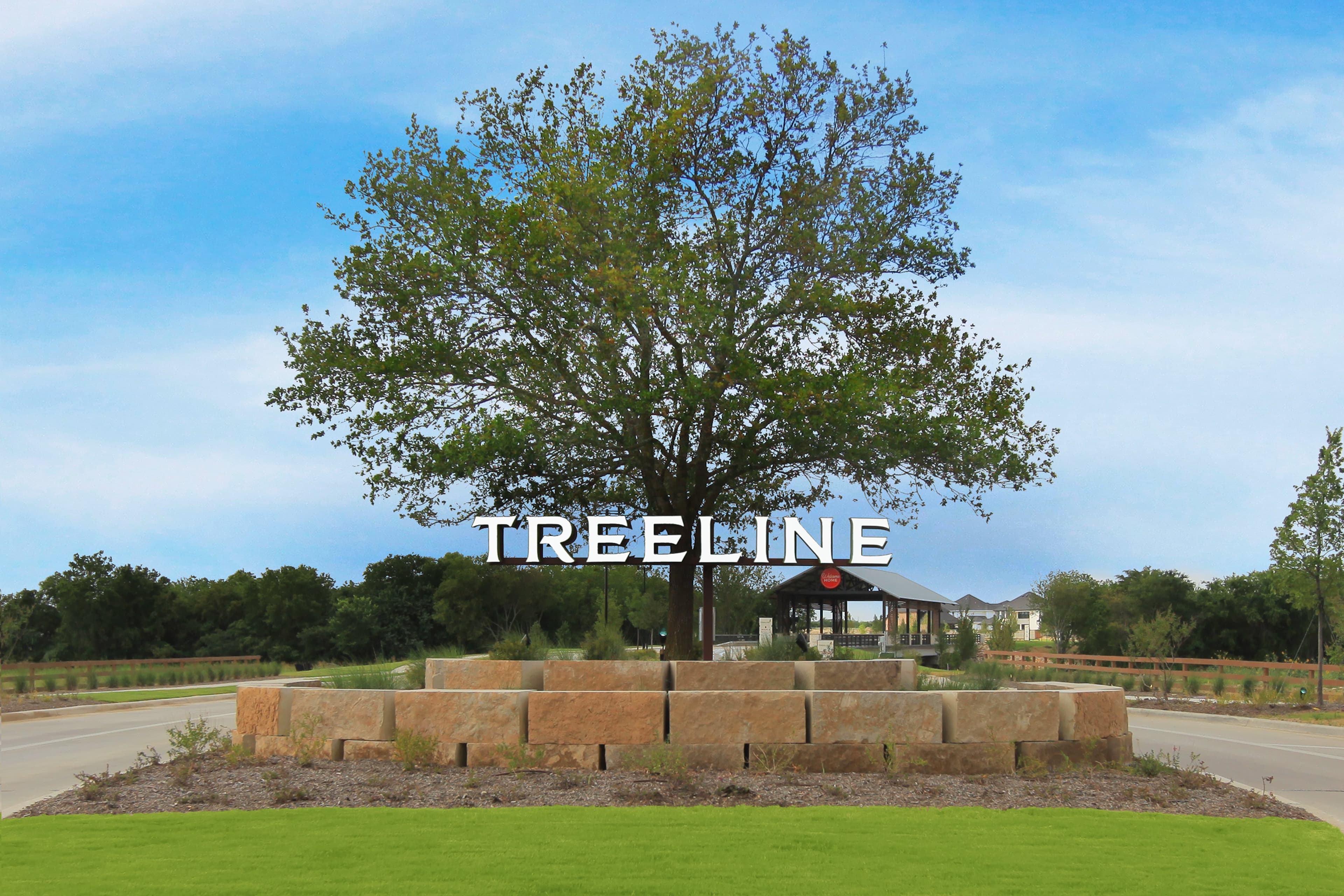 photo of entryway sign into community